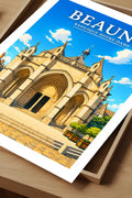 Affiche Beaune Basilique Notre-Dame