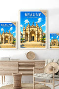 Affiche Beaune Basilique Notre-Dame
