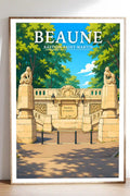 Affiche Beaune Bastion Saint-Martin