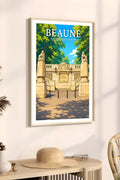 Affiche Beaune Bastion Saint-Martin