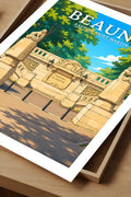 Affiche Beaune Bastion Saint-Martin