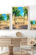 Affiche Beaune Bastion Saint-Martin