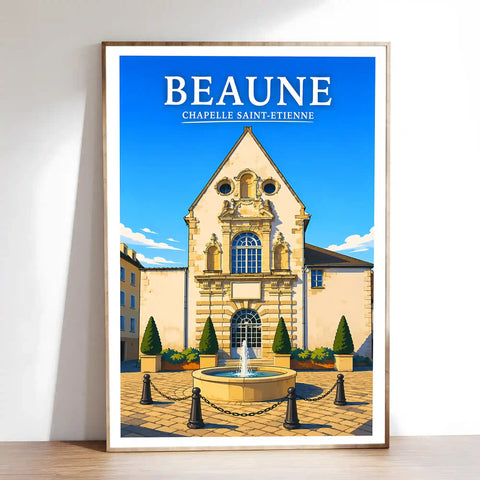 Affiche Beaune Chapelle Saint-Étienne