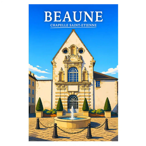 Affiche Beaune Chapelle Saint-Étienne