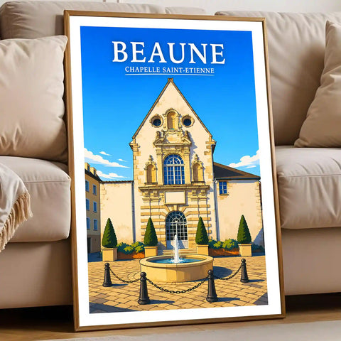 Affiche Beaune Chapelle Saint-Étienne