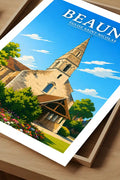 Affiche Beaune Église Saint-Nicolas
