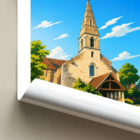 Affiche Beaune Église Saint-Nicolas