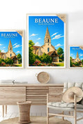 Affiche Beaune Église Saint-Nicolas