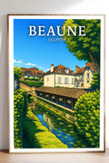 Affiche Beaune Le Lavoir