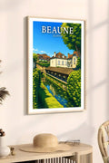 Affiche Beaune Le Lavoir