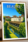 Affiche Beaune Le Lavoir