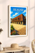 Affiche Beaune Les Halles