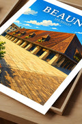Affiche Beaune Les Halles