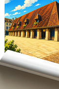Affiche Beaune Les Halles