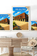Affiche Beaune Les Halles