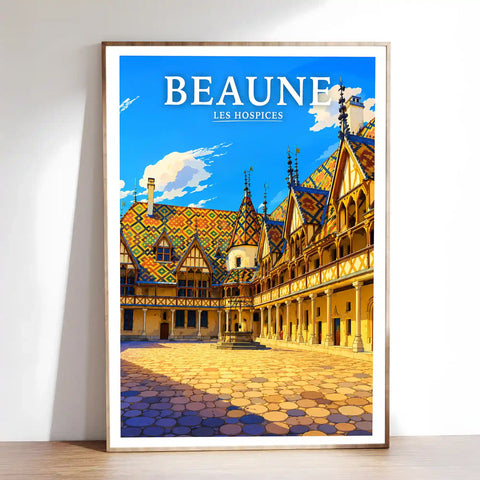 Affiche Beaune Les Hospices