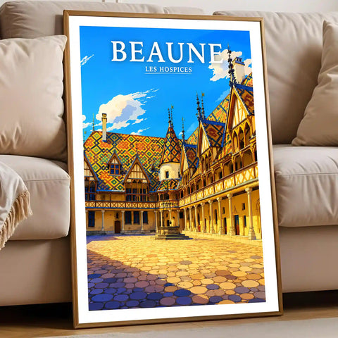 Affiche Beaune Les Hospices