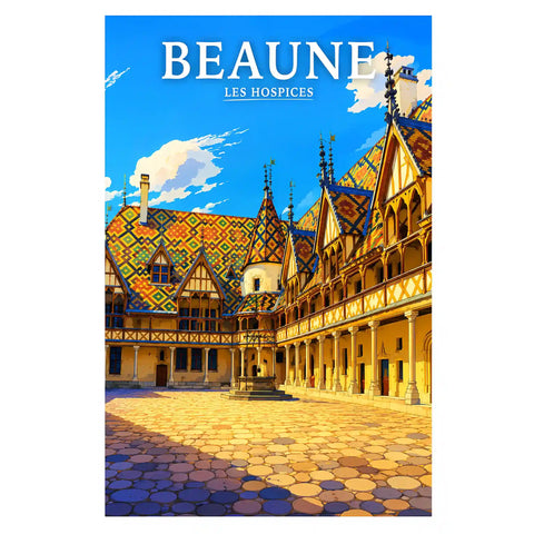 Affiche Beaune Les Hospices