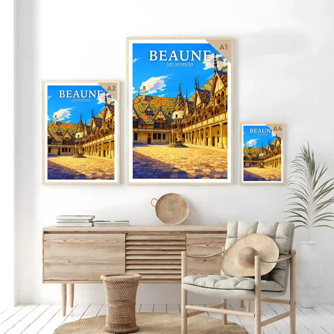 Affiche Beaune Les Hospices