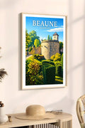 Affiche Beaune Les Remparts