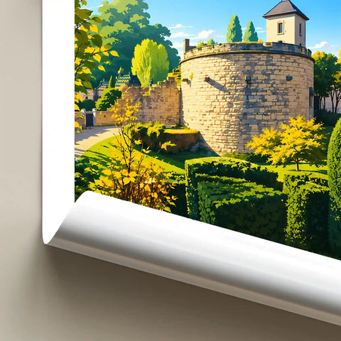 Affiche Beaune Les Remparts