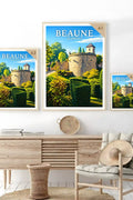 Affiche Beaune Les Remparts