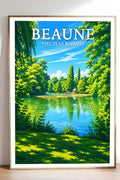 Affiche Beaune Parc de la Bouzaize
