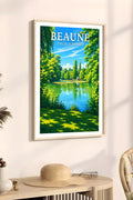 Affiche Beaune Parc de la Bouzaize