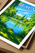 Affiche Beaune Parc de la Bouzaize