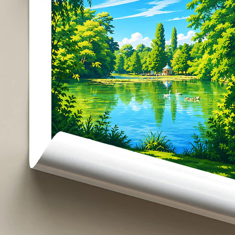 Affiche Beaune Parc de la Bouzaize