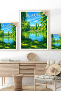Affiche Beaune Parc de la Bouzaize
