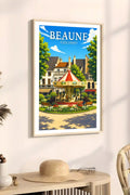 Affiche Beaune Place Carnot