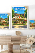 Affiche Beaune Place Carnot