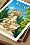 Affiche Beaune Statue de Pierre Joigneaux