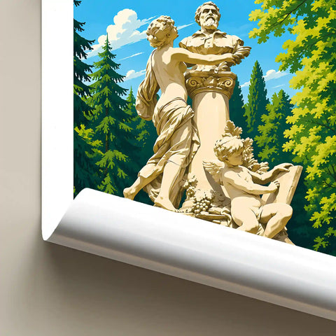 Affiche Beaune Statue de Pierre Joigneaux