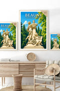 Affiche Beaune Statue de Pierre Joigneaux