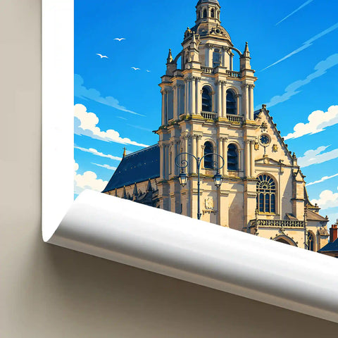Affiche - Blois - Cathédrale Saint-Louis