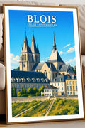 Affiche - Blois - Église Saint-Nicolas - affiche blois