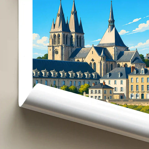 Affiche - Blois - Église Saint-Nicolas - affiche blois
