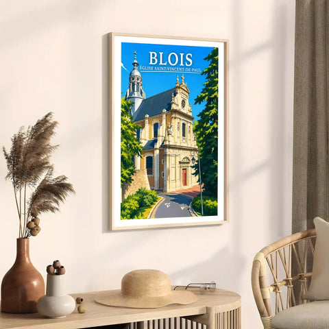 Affiche - Blois - Église Saint-Vincent-de-Paul - affiche blois
