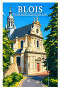 Affiche - Blois - Église Saint-Vincent-de-Paul - affiche blois