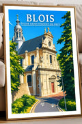 Affiche - Blois - Église Saint-Vincent-de-Paul - affiche blois