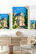 Affiche - Blois - Église Saint-Vincent-de-Paul - affiche blois