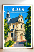 Affiche - Blois - Église Saint-Vincent-de-Paul - affiche blois