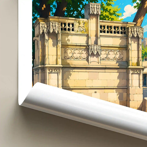 Affiche - Blois - Fontaine Louis XII