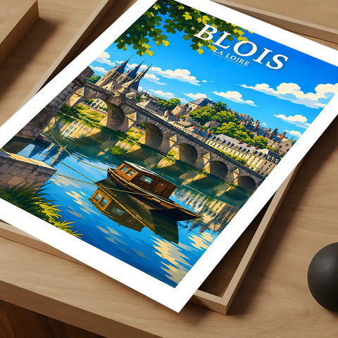 Affiche - Blois - La Loire