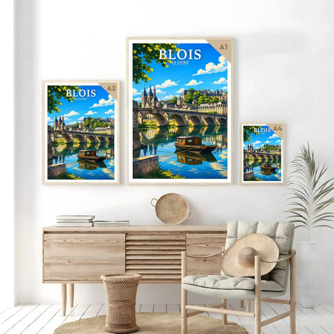 Affiche - Blois - La Loire