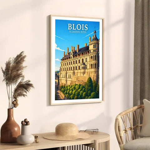 Affiche - Blois - Le Château Royal - affiche blois