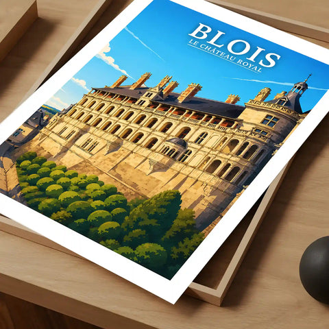 Affiche - Blois - Le Château Royal - affiche blois