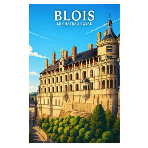 Affiche - Blois - Le Château Royal